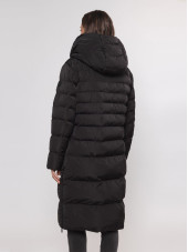 Keilafur Long Padded Coat - Black (Rino & Pelle)